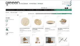 Page du site Greeen, une r&eacute;f&eacute;rence NetWording