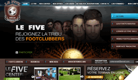 Page du site du Five Football Club, une référence NetWording