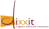 Logo Dixxit, agence éditoriale interactive, partenaire de NetWording